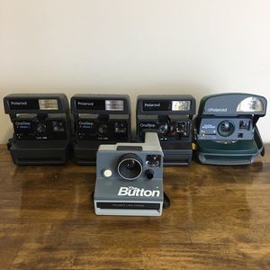 Vintage Lot of 5 Polaroid Cameras